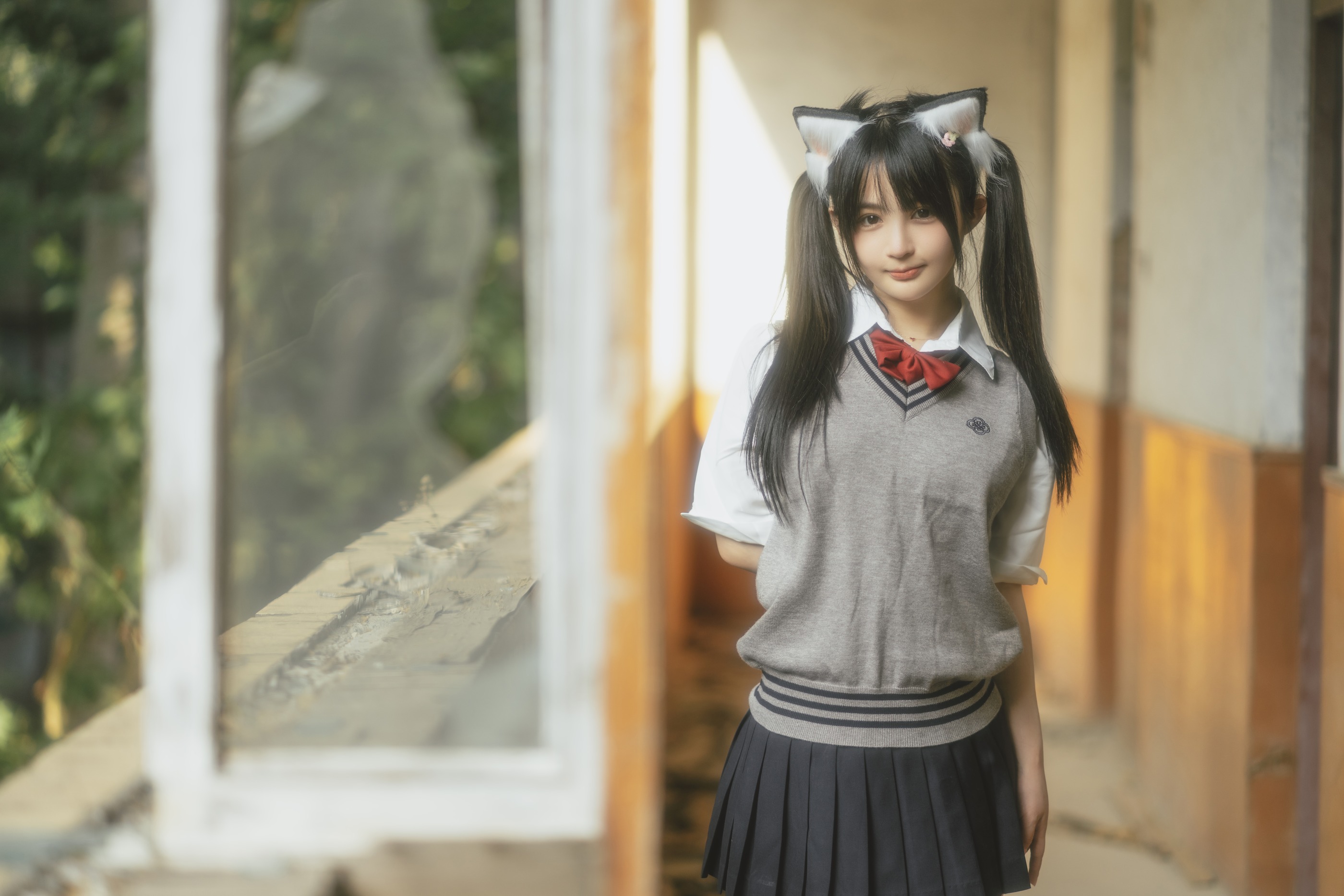图片[1]-桜井宁宁 – NO.055 废墟jk [74P]-XikXak